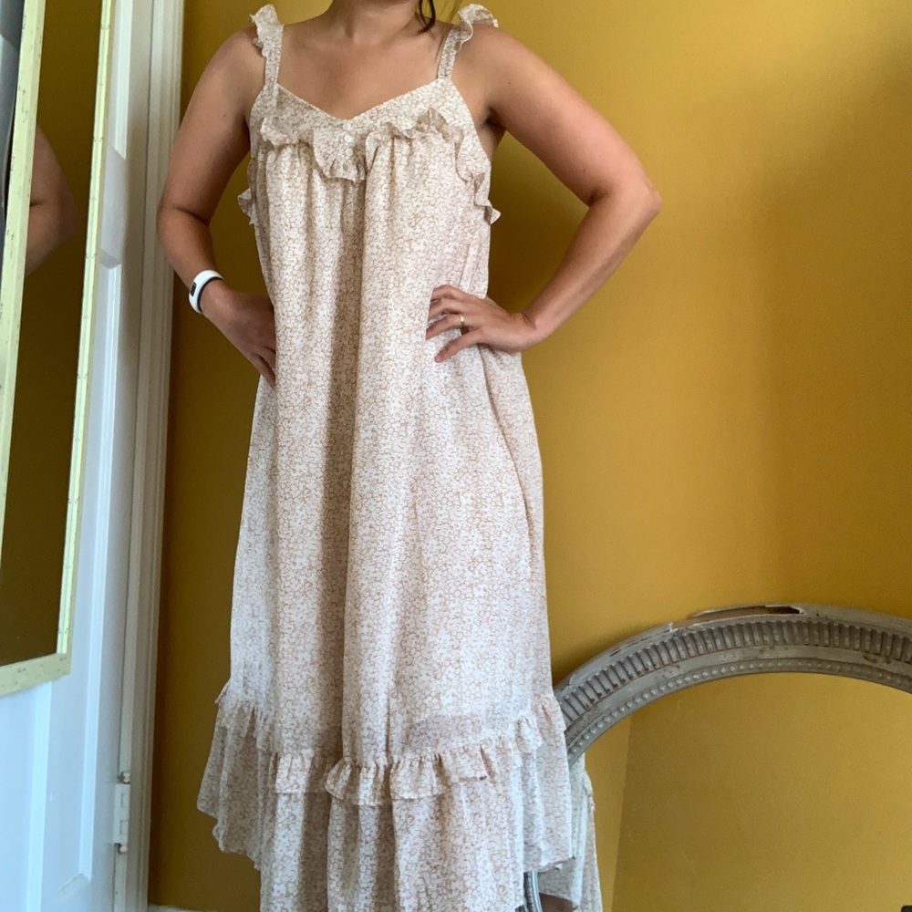 Ditsy floral maxi dress
